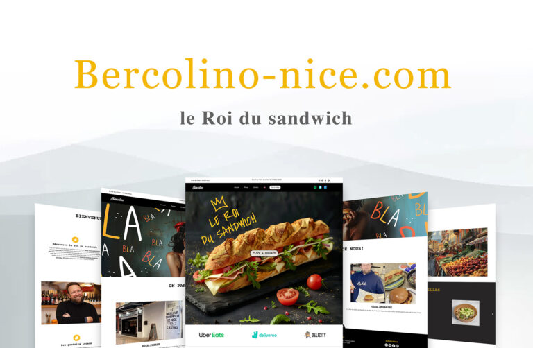 mockup website bercolino